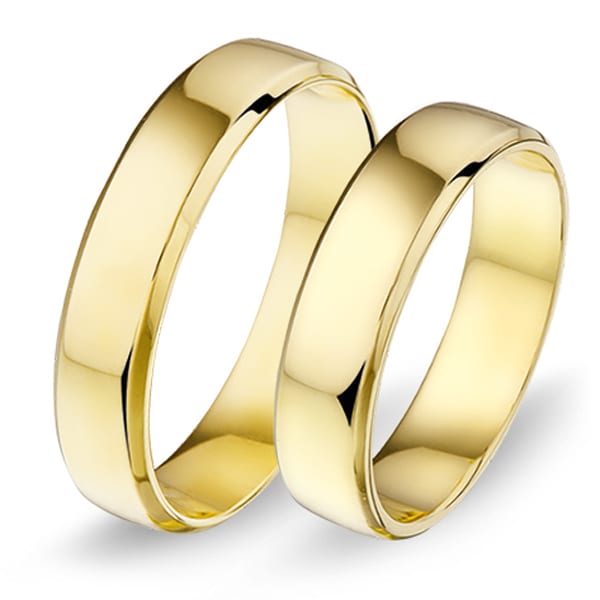 Midden onderschrift Array 173/5 – Alliance geelgouden trouwringen - Alliance Ringen